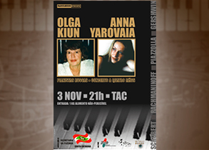 Concerto a Quatro Mãos: Olga Kiun & Anna Yarovaia